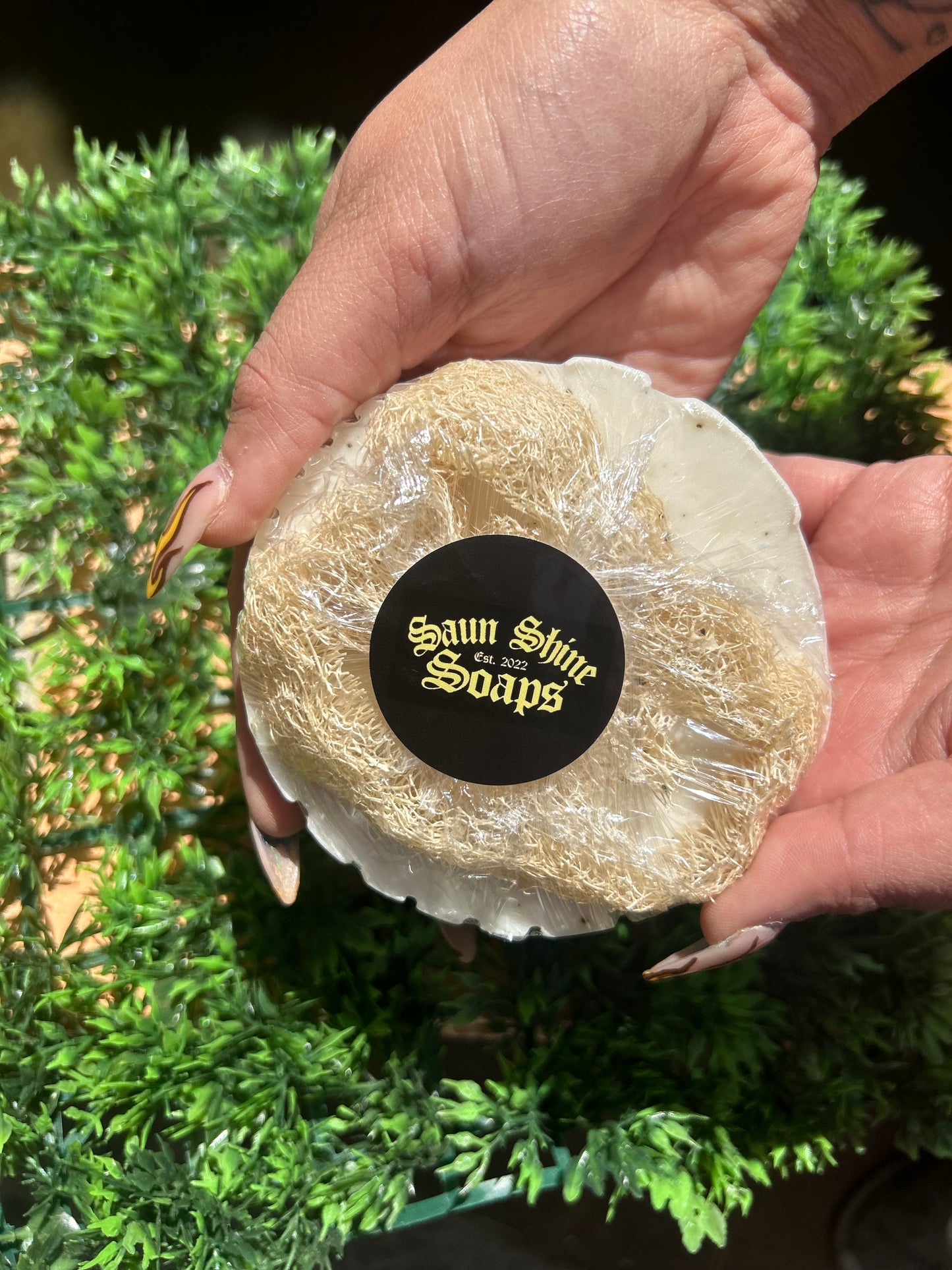 Yummy Concha Soap with Loofah