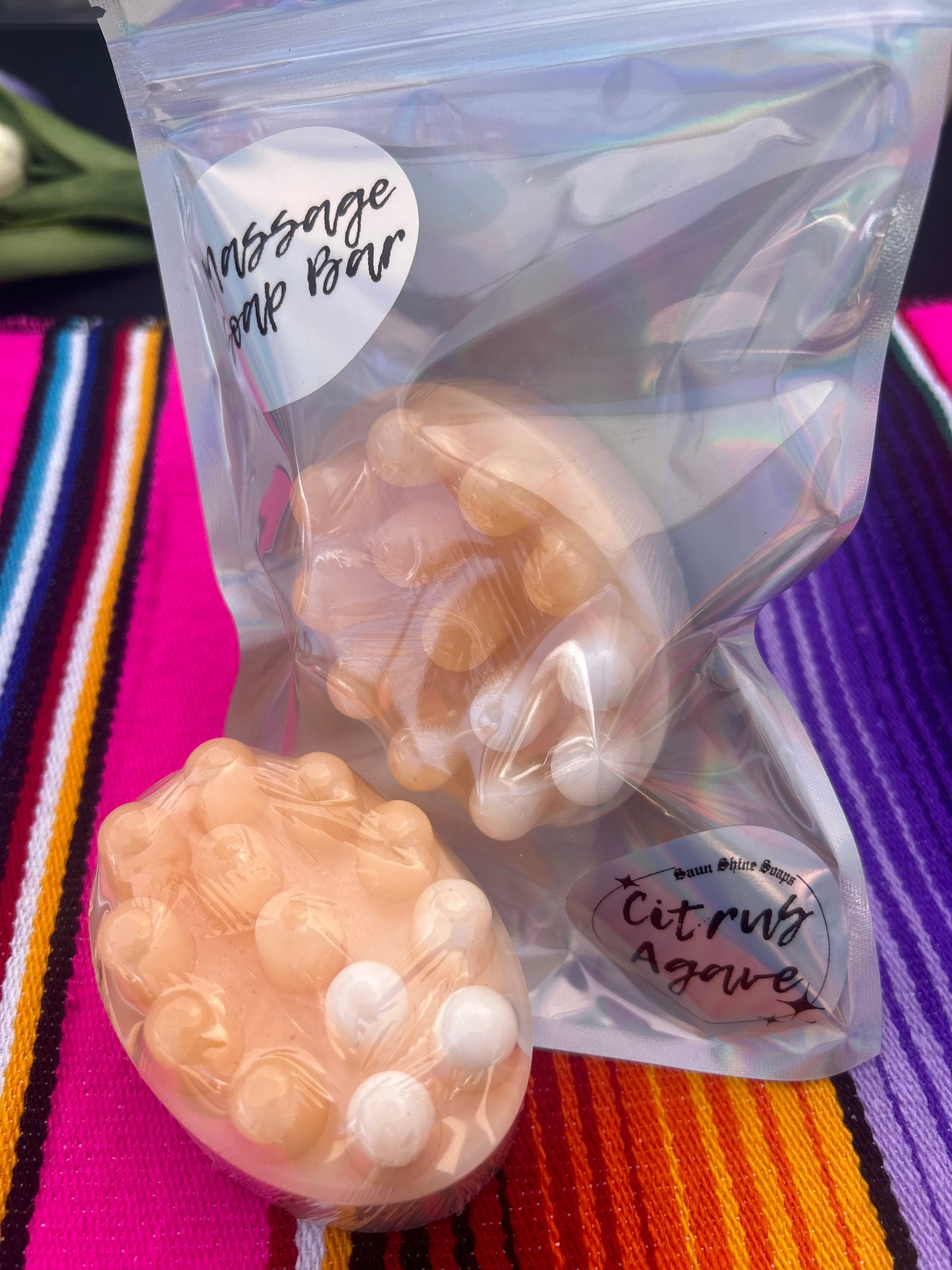 Citrus Agave Massage Soap Bar