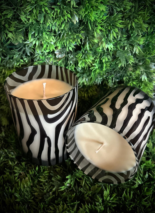 Zebra Print - Beach Towel Scented Candle